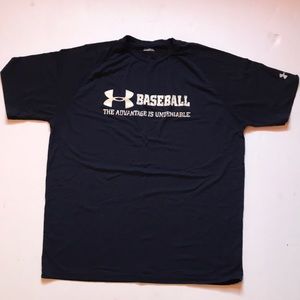 Under Armour Baseball Tee. Medium.